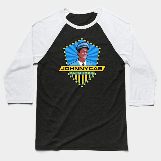 Johnnycab Auto Taxis Baseball T-Shirt by Meta Cortex